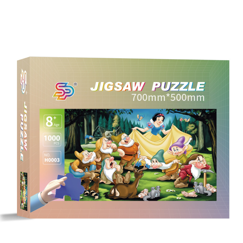 1000 piezas rompecabezas de gran tamaño rompecabezas de papel engrosado fábrica al por mayor suministro directo de primera mano juguetes para niños adultos