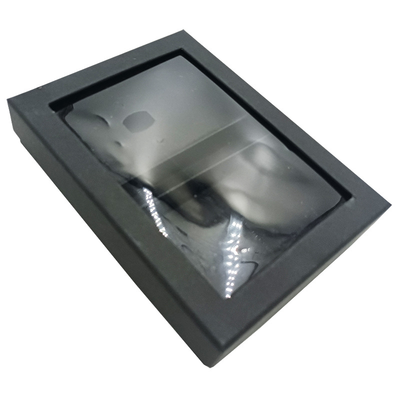 Corbata pajarita juego de 4 piezas caja de regalo caja de papel fabricante spot caja de corbata negra tapa cielo y tierra caja de embalaje dura