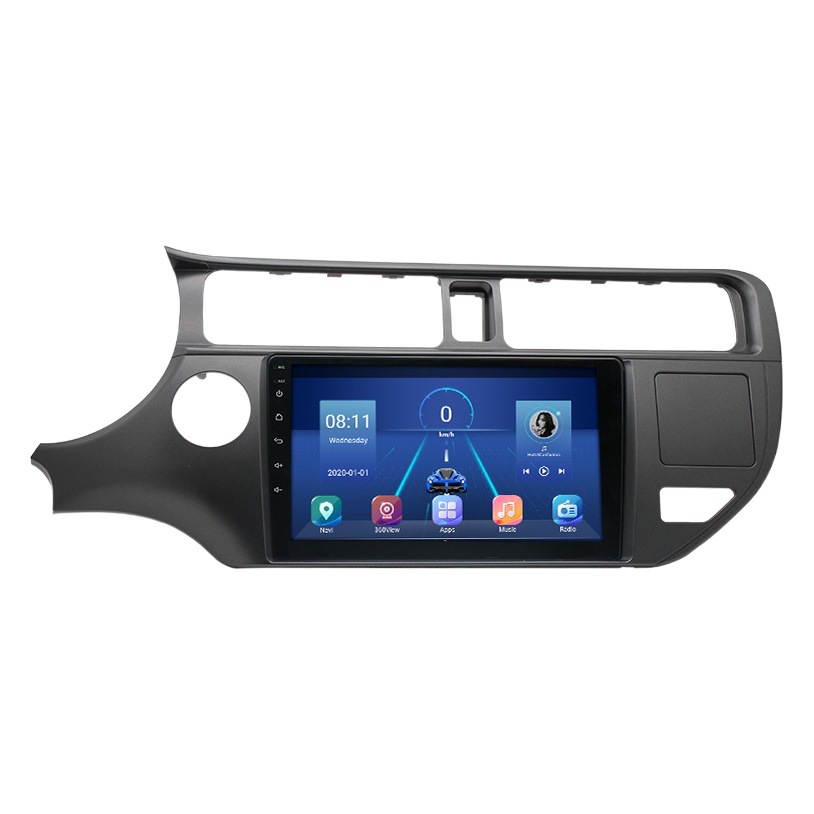 Aplicable a 12-13 Kia RIO ruiou Android reproductor de navegación MP5 Radio 4 + 64 Carplay incorporado
