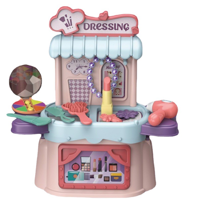 Transfronteriza de los niños de simulación de cocina vajilla herramientas de maquillaje supermercado play House crossbody bolso de hombro equipo médico Juguetes