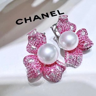 Hong Kong Industrial Body S925 Silver Color Treasure Natural Pearl Earrings Edison Round Strong Light Pearl Earrings