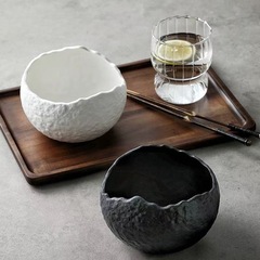 西洋風のスープの碗の高級感のデザートの碗の陶磁器の食器のヨーグルトの碗の精巧なアイデアの冷たい料理の碗のホテルの料理のレストラン