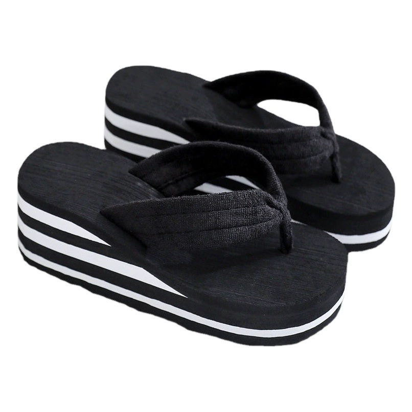 Женские шлепанцы, тапочки на толстой подошве, верхняя одежда богини, Нескользящие оптом, летние пляжные сандалии на высоком каблуке и модные тапочки