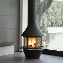 乾美艺术壁炉真火悬挂壁炉燃木柴酒精取暖炉客厅民宿酒精壁炉装饰