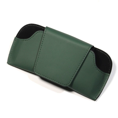 box, in-car glasses case, Car Glasses Clip/Bill Clip - green-a-1-glasses-case