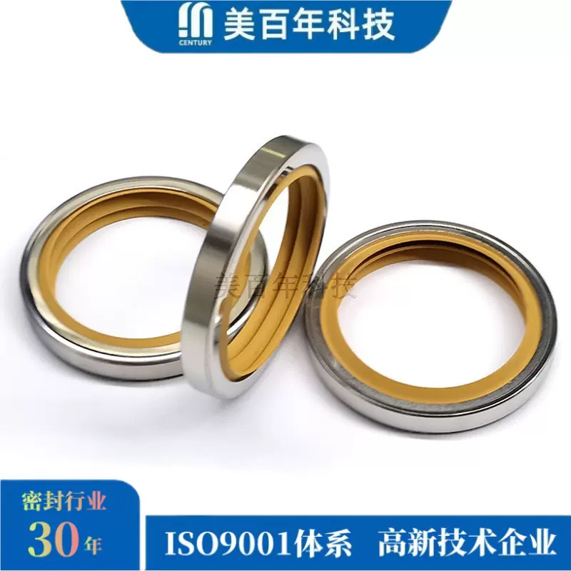 聚四氟乙烯304不锈钢油封PTFE汽车油封真空泵唇封高速油封密封圈