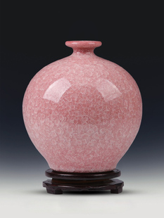 Jingdezhen Ceramic Vase Porcelain Vase Flower Arranging Antique Chinese Home Living Room Accessories TV Cabinet Porcelain Bottle Ornaments