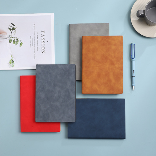 A5 notebook, student accounting soft cover copybook, minimalist creative journal set, B5 notebook