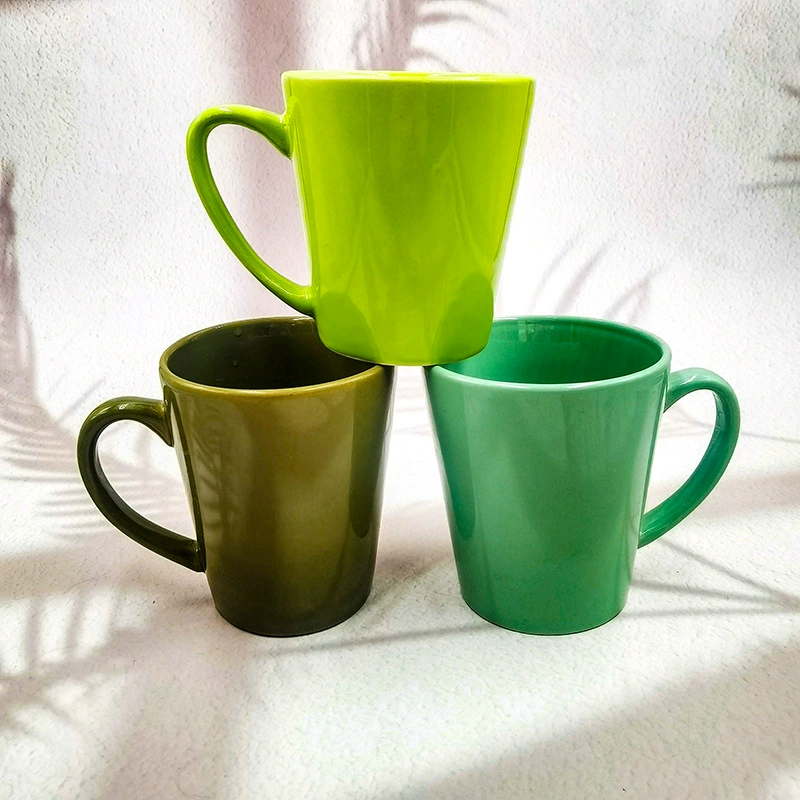 Creative mug ceramic cup manufacturers supply high-value advertising cups gift cups colored coffee cup custom log