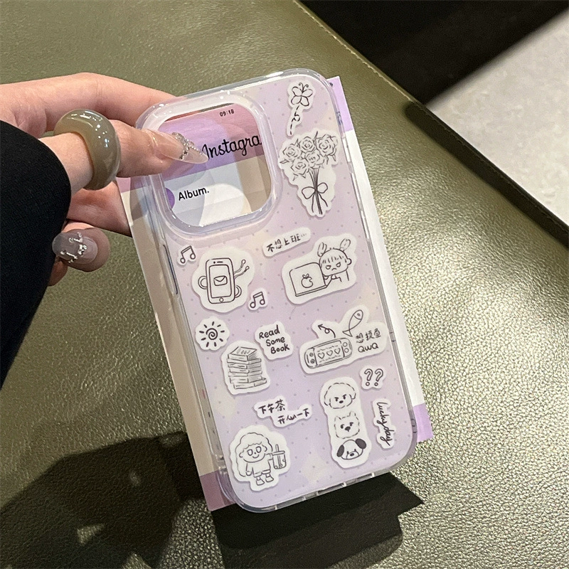 Apple, мультяшный совместимый iPhone 16, чехол для телефона, iphone, 16promax, 15/14