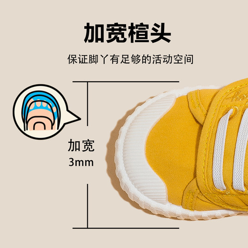 Disney baby toddler shoes, soft surface, soft bottom, breathable canvas shoes for boys, cartoon Mickey, toe-toe anti-kick shoes for girls