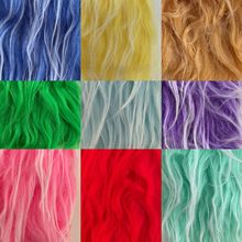 水洗毛600g落水毛棉花娃娃头发面料工艺品6cm滩羊绒仿毛长毛绒