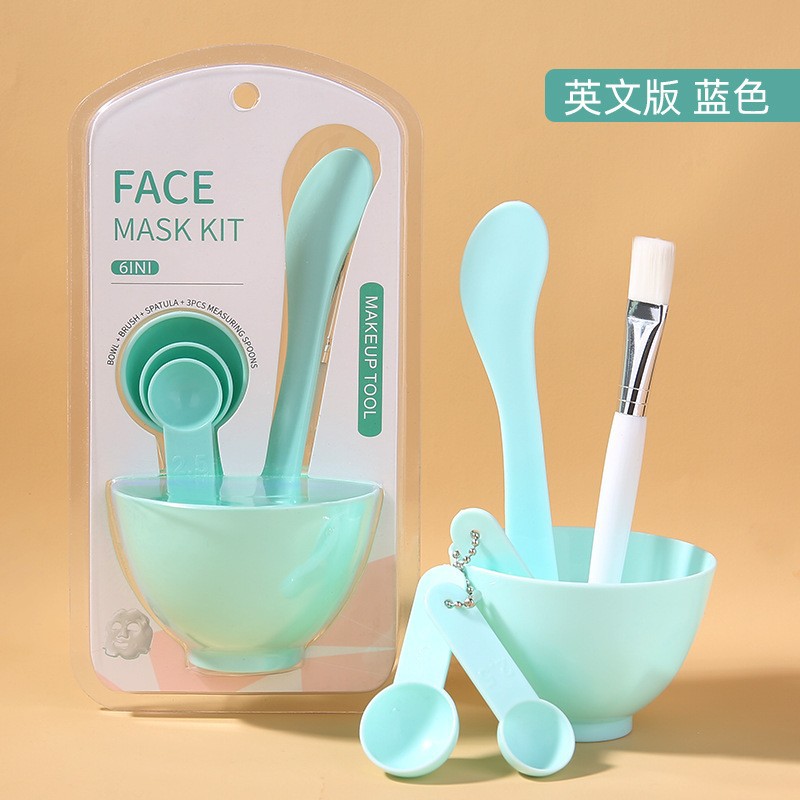 Juego de seis piezas para hacer mascarillas Yousha, herramientas para mascarillas, brocha para mascarillas, palo para mascarillas, para hacer mascarillas YI003