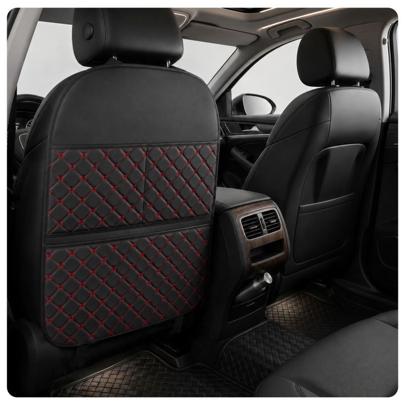 Car seat back anti-kick pad rear protection anti-wear pad universal child rear seat backrest protection pad for car