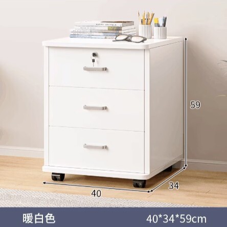 Escritorio, personal, personal doble, mesa y silla, mesa de oficina combinada, escritorio de computadora moderno simple con archivador