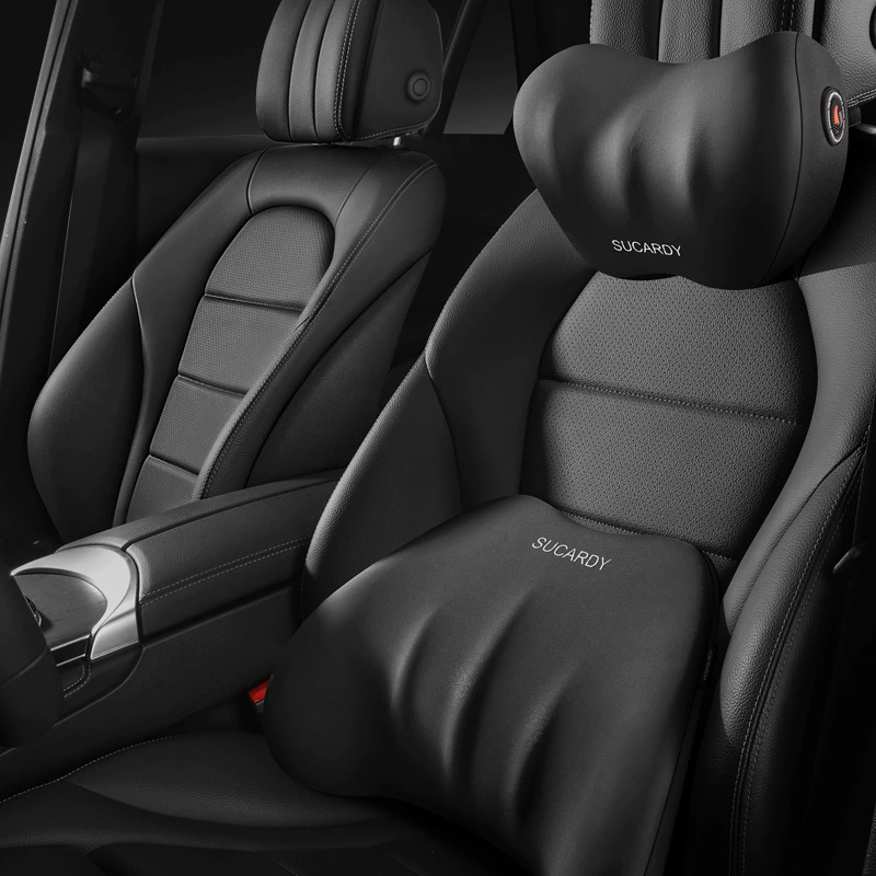 Подушка для шеи с эффектом памяти подушка для талии Элитная легкая Роскошная Автомобильная подголовник Автомобильная подушка для талии подушка для спины с эффектом памяти подушка для шеи