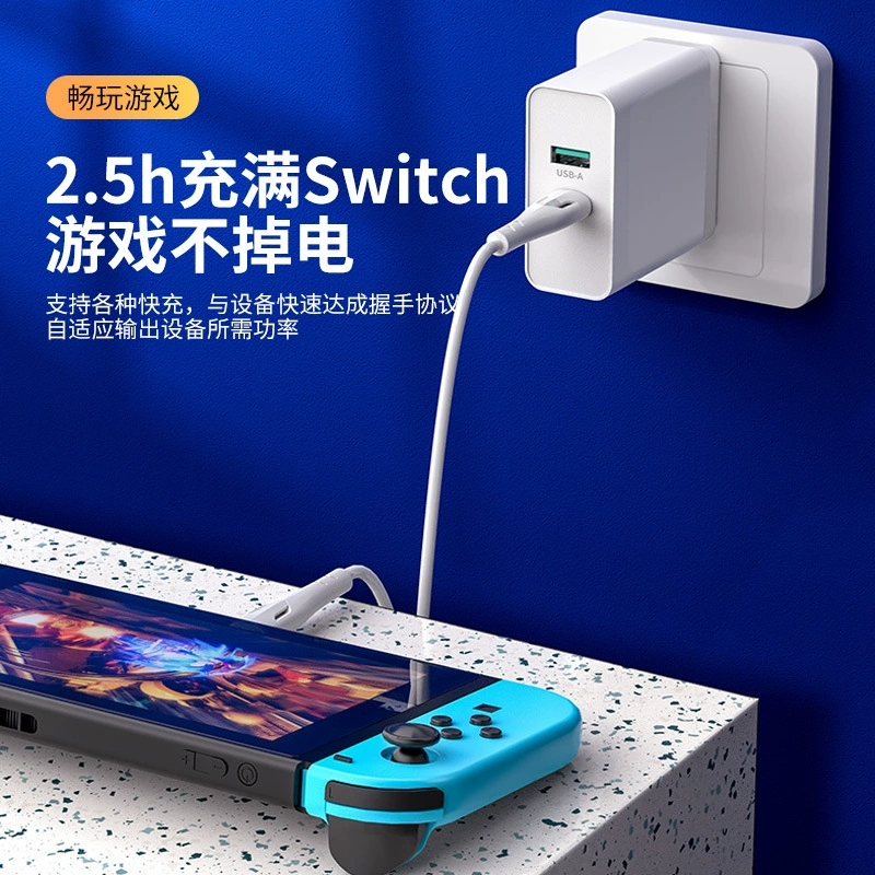 Зарядное устройство (UNITEK) 65 Вт, двойной порт PD+USB‑A, складная вилка, быстрая зарядка для iPhone/iPad/MacBook