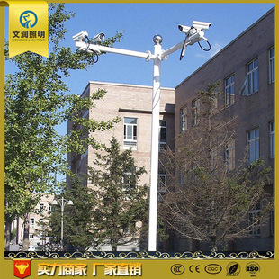 Outdoor road traffic monitoring pole Expressway Monitoring equipment frame electronic police community L-type monitoring pole