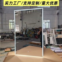 网红无边框智能镜led背透光酒店高端定制挂墙镜卫生间壁挂式镜子