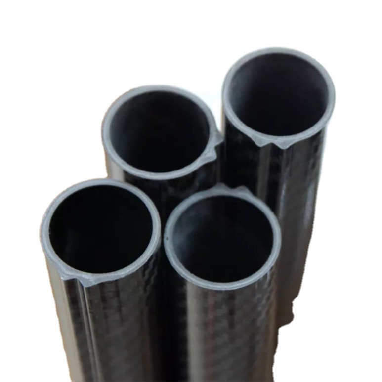 工厂来样定做墨鱼形3k斜纹碳纤维桶顶部带导轨的钓鱼桶