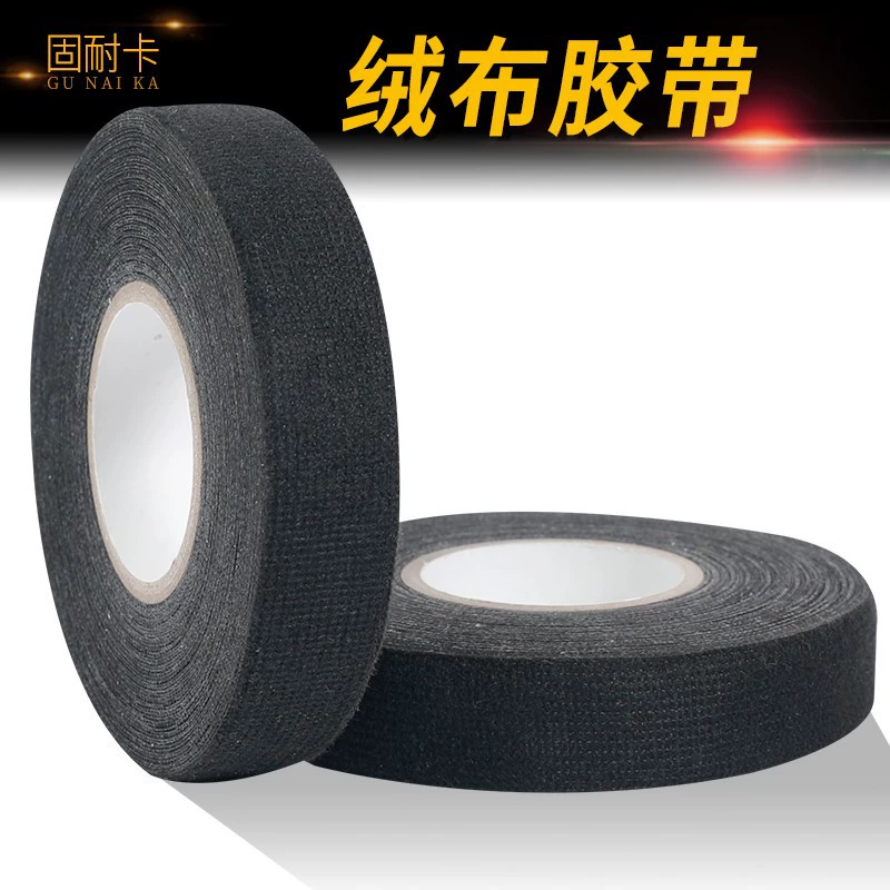 Оптовая Продажа с фабрики автомобиль высокотемпературная фланелевая лента 19 мм * 15 м жгут проводов лента прямые продажи черная изолента
