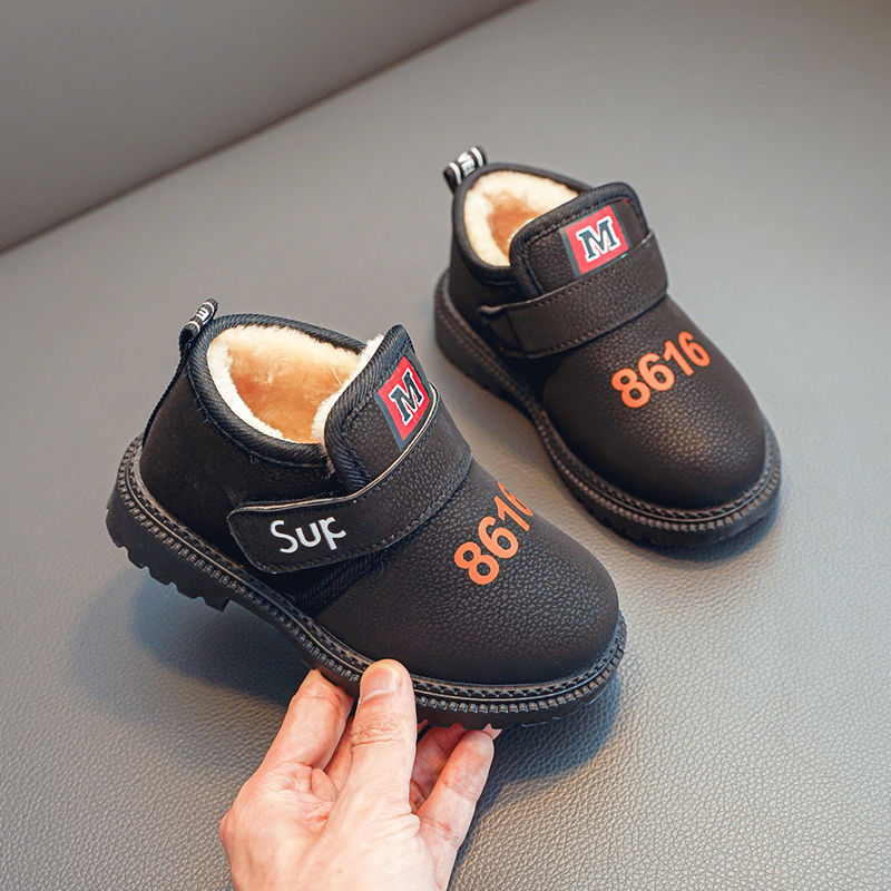 Herbst- und Winterkinderschuhe, Jungen-Martin-Stiefel, Kinderstiefel, Baby-Baumwollschuhe, Schneestiefel, Mädchen-Shorts_voghion.com