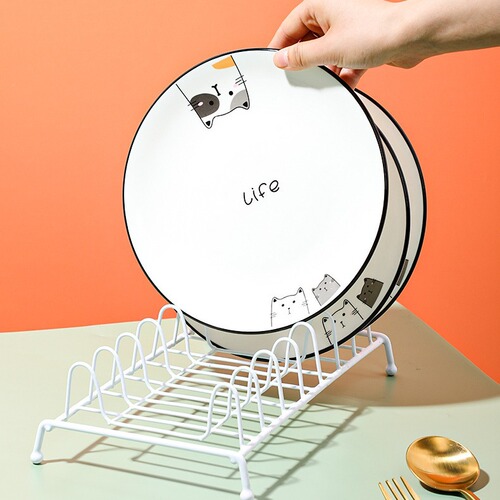 Kitchen rack for dish storage boxed dishes and plates household dish rack drain rack countertop cupboard storage rack
