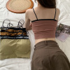 Yoga clothing for leisure, top with cups, tank top, push up T-shirt, bra top, underwear, beautiful back