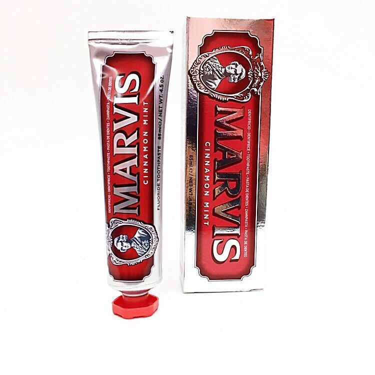イタリア輸入 Mars 大人用ミント風味歯磨き粉 85ml フレッシュブレス シルバー歯磨き粉 ギフトボックス|undefined