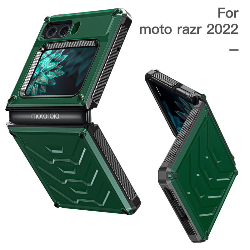 Suitable for Motorola moto razr Foldable Phone Case PC Material Armored Case All-inclusive Three-proof Protective Case