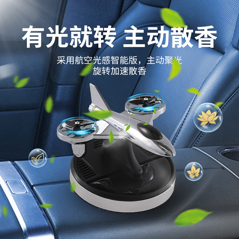 rotating airplane solar-powered