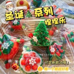2025跨境圣诞节捏捏乐圣诞树圣诞雪人解压玩具网红解压玩具
