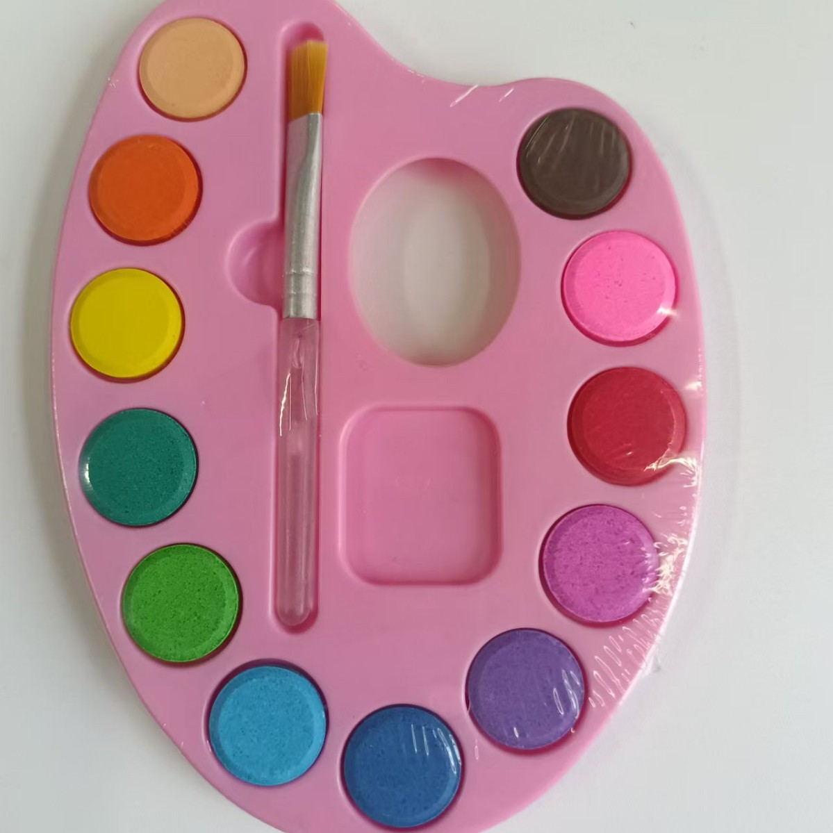 Pintura de acuarela 12 colores herradura polvo sólido pastel pintura al por mayor traje de pintura bosquejo