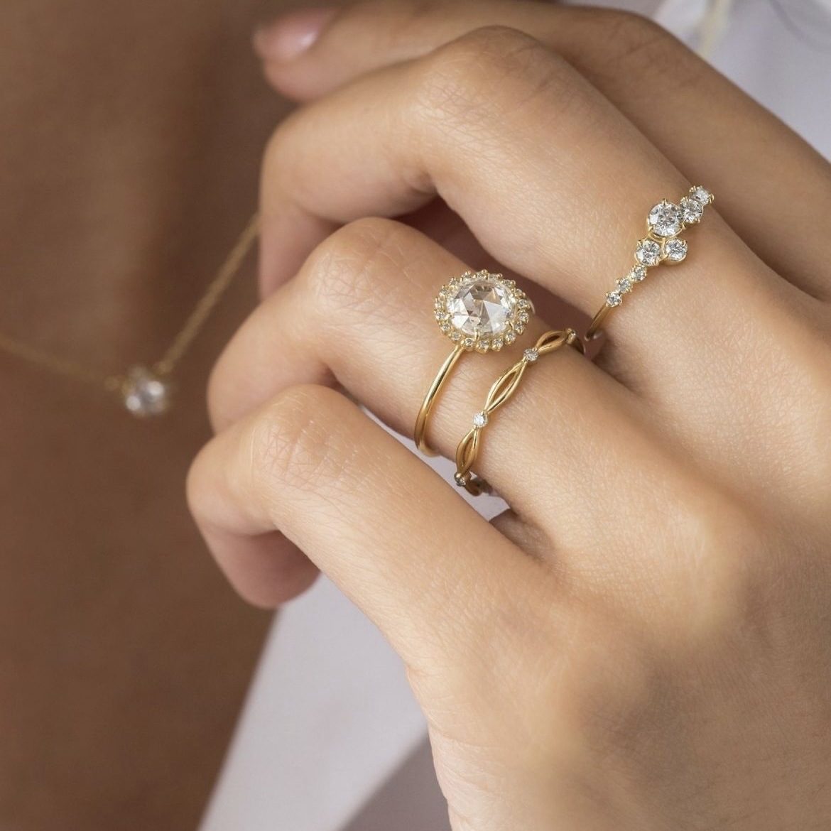 13g Weight Rings Classification 11, 5, 6 Ring Size 1 Set Quantity Casual, Street Occasion Alloy Material Geometric Pattern All Seasons Season Women's Gender Plating Design Classic Style Style 1 Set Classic Style Geometric Alloy Plating Women's Rings 36