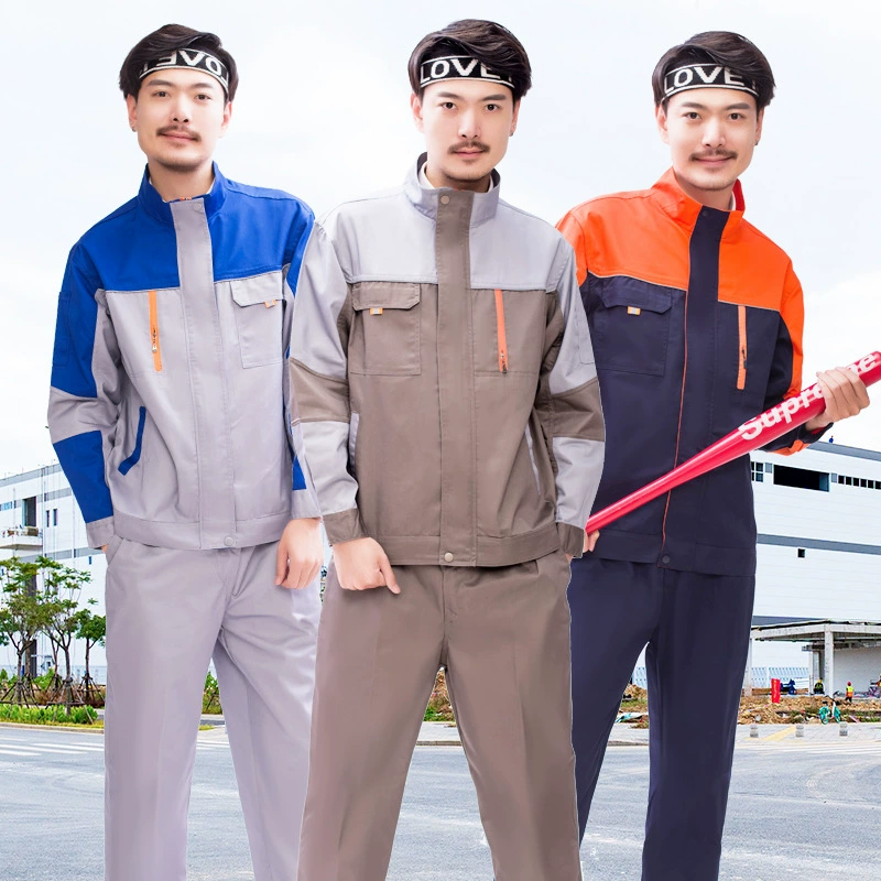 Костюм рабочей одежды с длинными рукавами мужской весенне-осенний авторемонт одежда Охрана труда украшение одежды фабричная одежда рабочая одежда инструменты рабочие ремонт машины на заказ