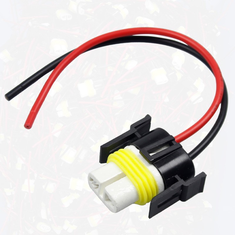 Fabricante en stock H11 para la modificación del faro del automóvil soporte de lámpara de niebla arnés de cable enchufe de bombilla enchufe de cerámica resistente a alta temperatura