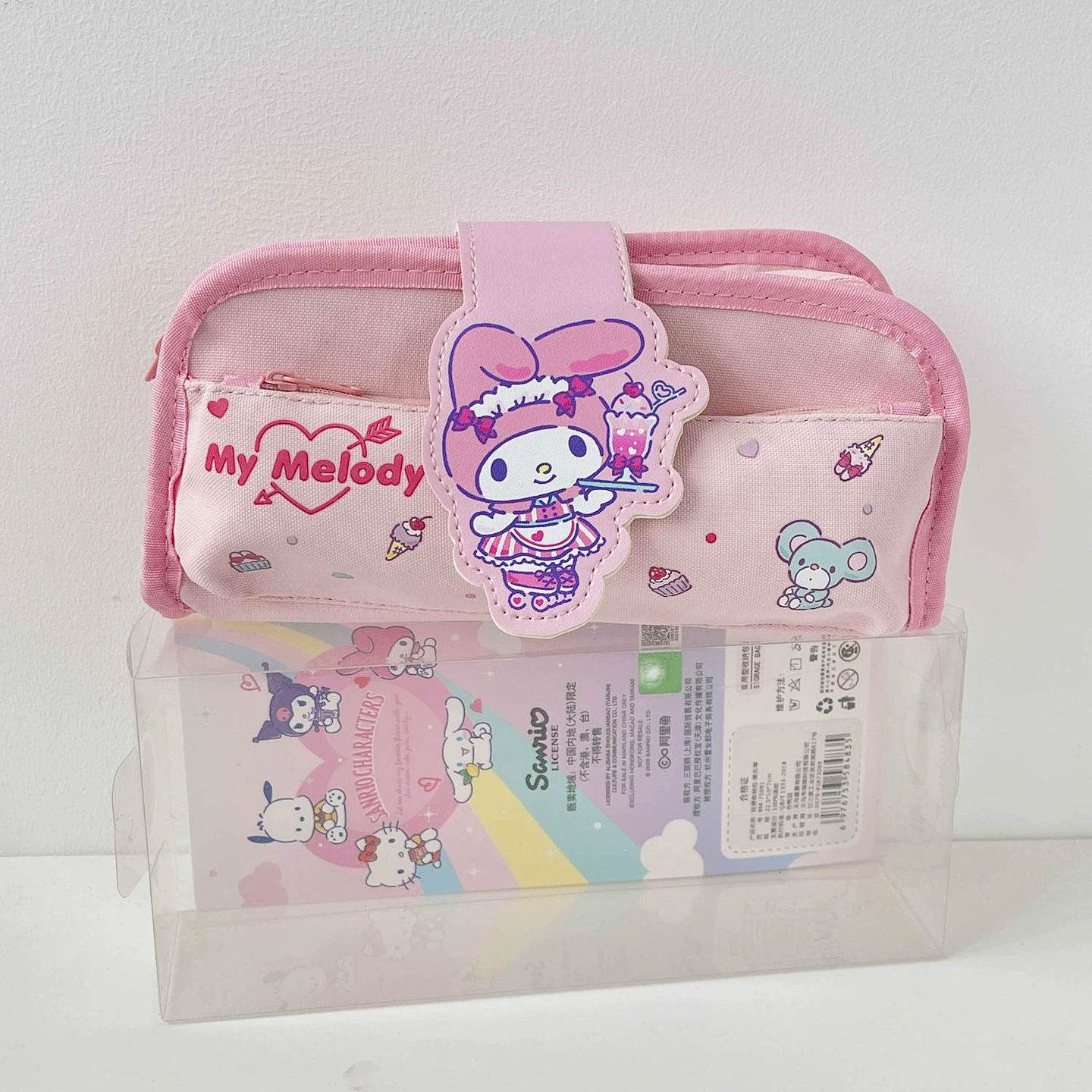 Sanrio Hello Kitty, оригинальная мультяшная косметичка-органайзер