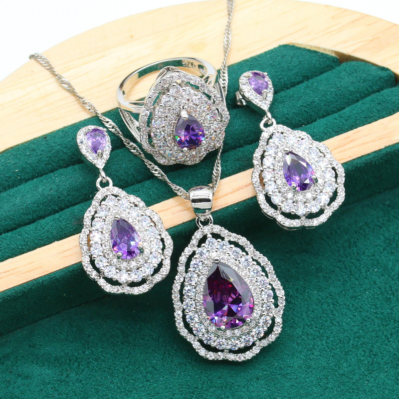 hypoallergenic earrings with zircon