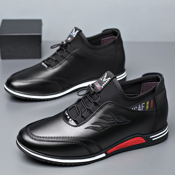 comfortable sneakers for leisure English style with hidden heel