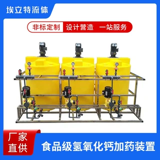 食品级氢氧化钙加药装置  厂家直供  自动化控制精准 按需定制