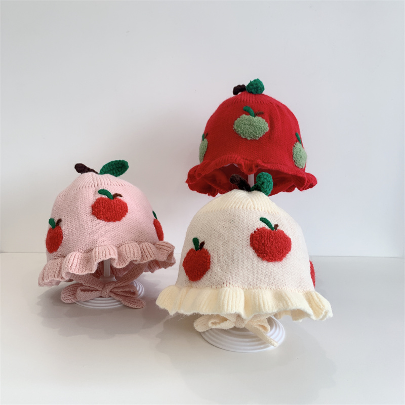 Girl's Cartoon Style Sweet Simple Style Fruit Bucket Hat display picture 2