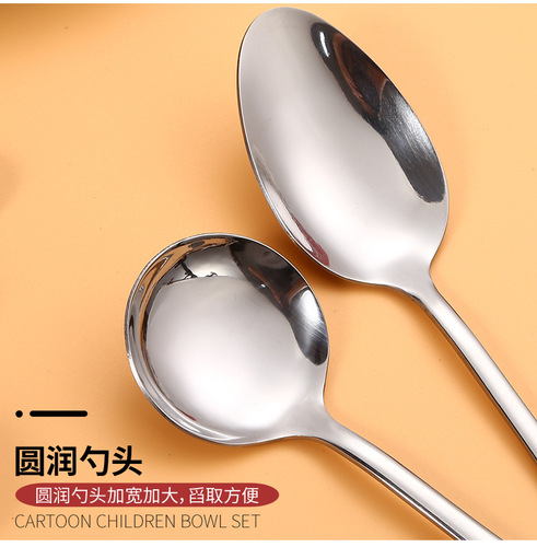 Factory wholesale 1010 stainless steel tableware spoon hotel restaurant spoon coffee spoon eating spoon children's spoon