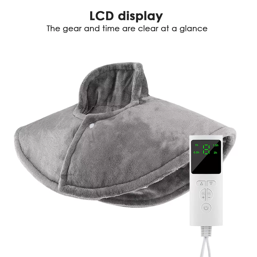 跨境9档电加热披肩毯肩颈加热披肩暖身加热披肩背部保暖毯发热垫