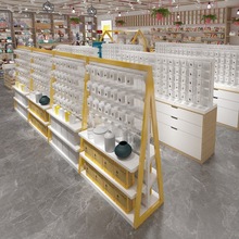 店饰品货架展示架头饰挂件耳环中岛柜摆台美妆展示柜陈列TωTω