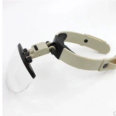 Наголовный 4-х групповой объектив со светодиодной подсветкой увеличительное стекло для чтения MG81003