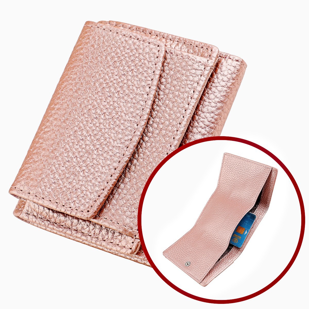 3001 (로즈 골드) 안팎 모두 수입산 최상급 소가죽 사용