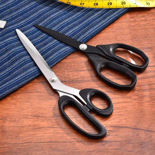 Factory tailor scissors clothing scissors home sewing cutting hand scissors blackening craft professional cloth cutting scissors