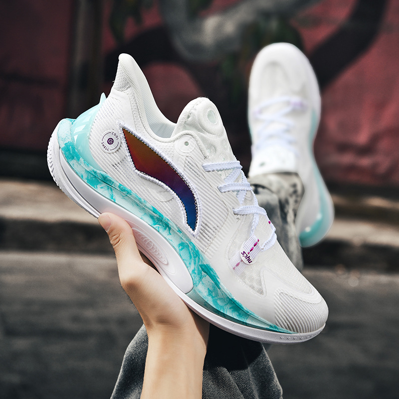 2025 primavera y verano nuevos zapatos de baloncesto zapatos de hombre zapatos deportivos de moda juveniles casuales zapatos de polvo de flores de cerezo zapatos de estudiantes hombres