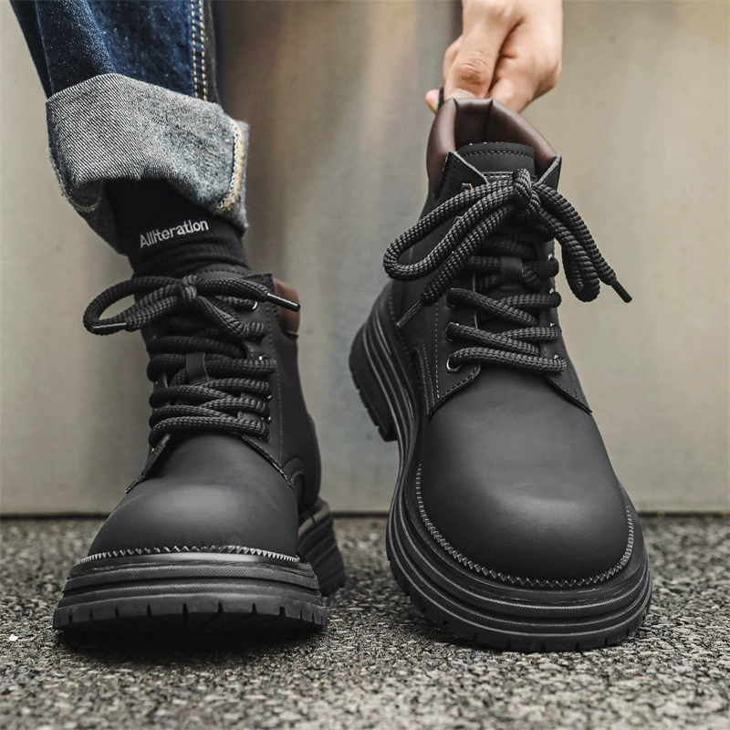 Martens, полусапоги демисезонные, английский стиль, платформа, британский стиль
