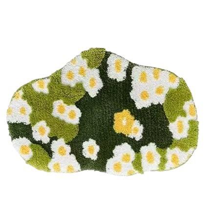 Flauschiger Moos Badvorleger, Rutschfester Und Saugfähiger Teppich_voghion.com